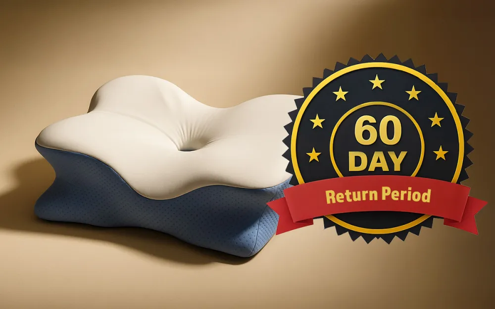 60-Day Money-Back Guarantee – Derila Ergo Pillow