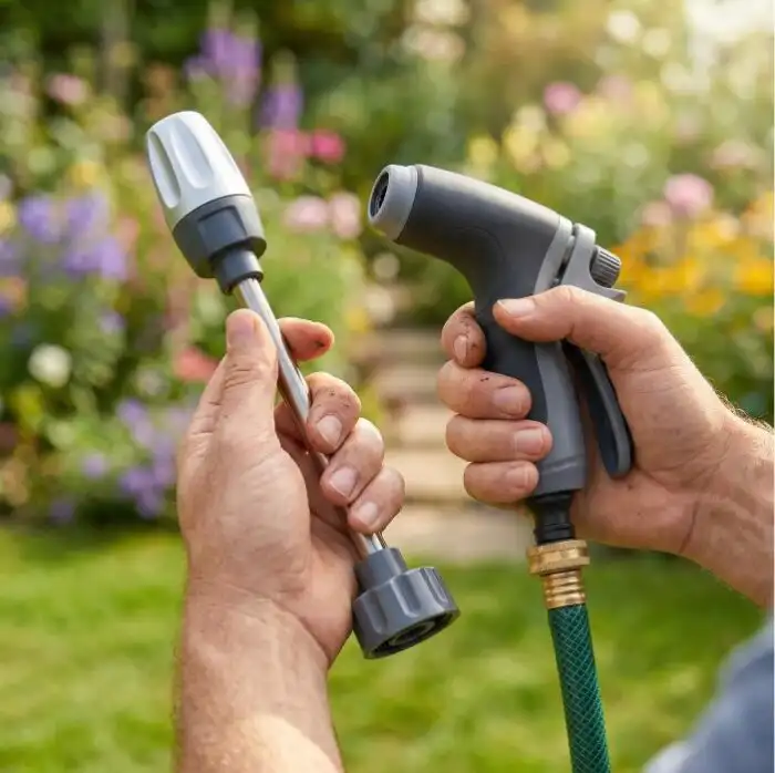 Jetterix pressure nozzle – compact nozzle for garden hoses, ready to use instantly