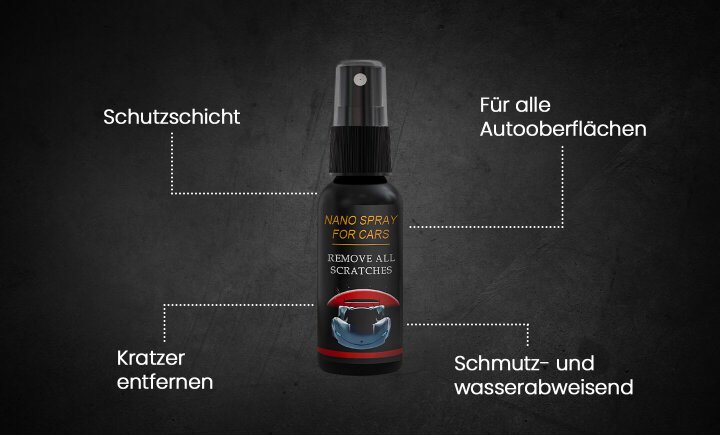 NuraFix application step by step — applying spray and spreading with a sponge